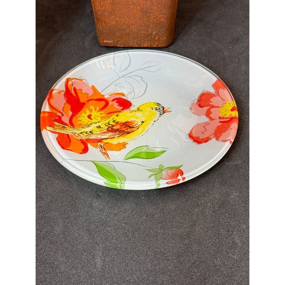 Glass Multi-Color Decorative Plate - Picture 3 of 7